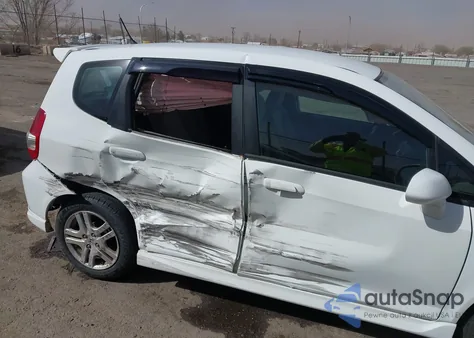 2007 Honda Fit Sport из США, поврежденный, VIN JHMGD38657S030086